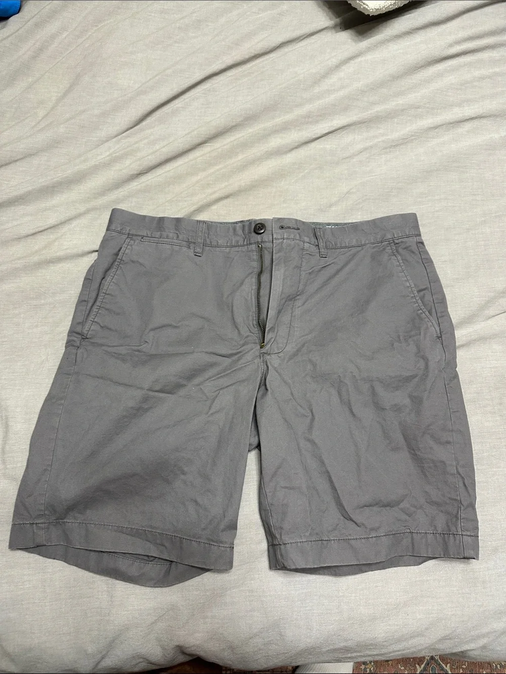 Men's Gray Casual Stretch Shorts